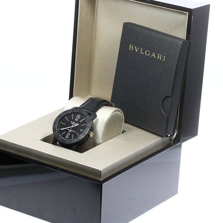 楽天市場】ブルガリ BVLGARI BB40CL ブルガリブルガリ カーボン デイト 
