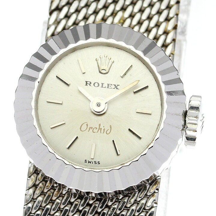 ロレックス ROLEX 2059 オーキッド カメレオン K18WG Cal.1400 手巻き  
