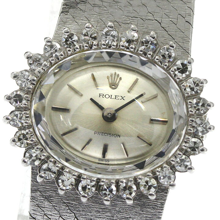 楽天市場】ロレックス ROLEX 2636 プレシジョン K18WG カットガラス  