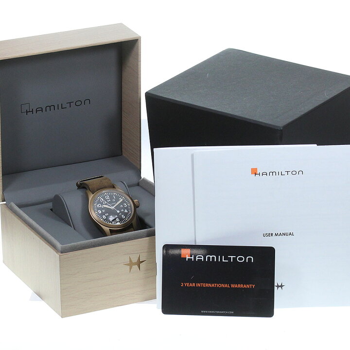 楽天市場】ハミルトン HAMILTON H694590 カーキフィールド メカニカル  