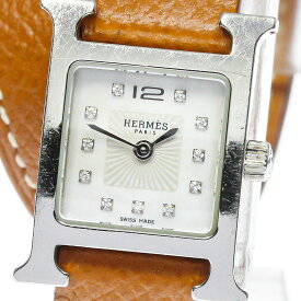 エルメス HERMES HH1.110 Hウォッチ ミニ クォーツ レディース _760626【ev15】【中古】