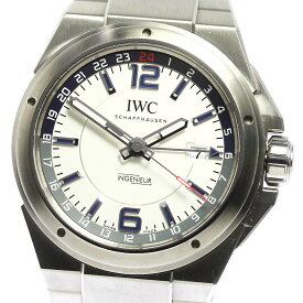 IWC IWC SCHAFFHAUSEN IW324404 インヂュニア デュアルタイム デイト 自動巻き メンズ 保証書付き_764624【中古】