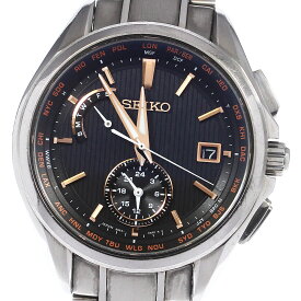 セイコー SEIKO SAGA291/8B63-0AV0 ブライツ フライトエキスパート デュアルタイム ソーラー電波 メンズ _767667【ev10】【中古】