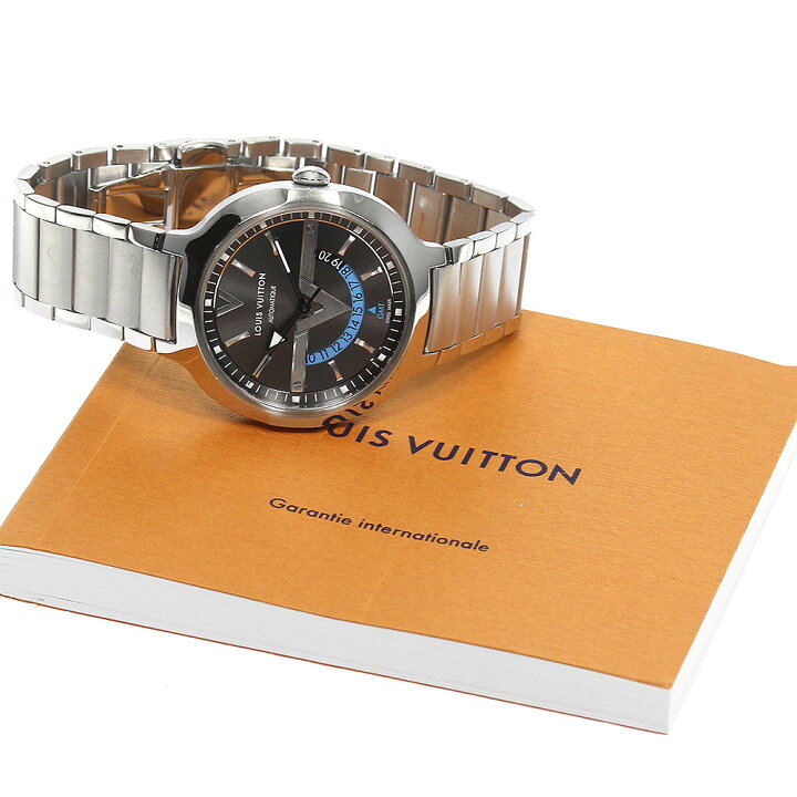 楽天市場】ルイ・ヴィトン LOUIS VUITTON Q7D30 ヴォヤジャー GMT 自動  