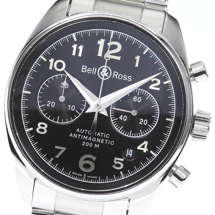 楽天市場】ベル＆ロス Bell＆Ross 130 クロノグラフ 自動巻き メンズ  