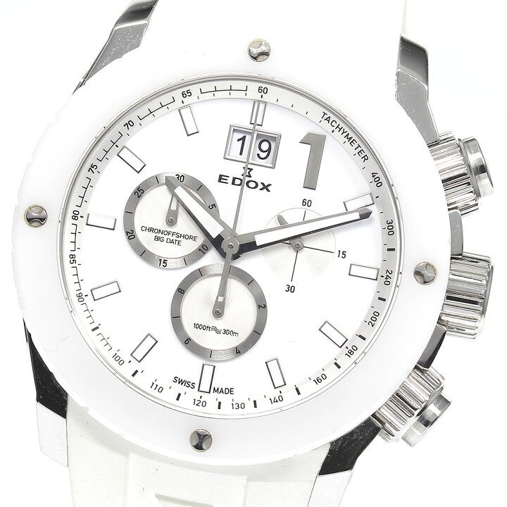 楽天市場】エドックス EDOX 10020-3B-BN2 クロノオフショア ビック 