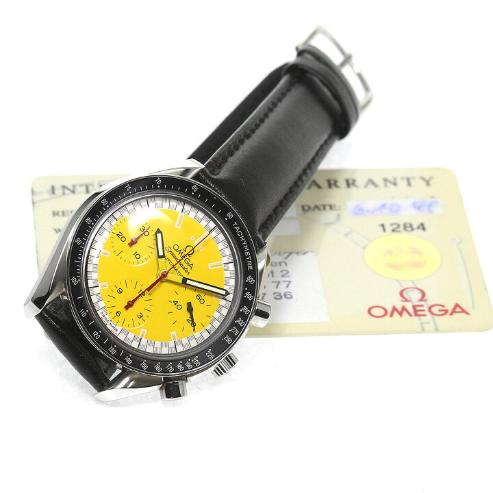 楽天市場】オメガ OMEGA 3510.12 スピードマスター シューマッハ  