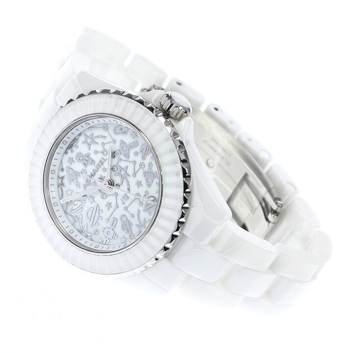 楽天市場】シャネル CHANEL H7990 J12 コズミック 白セラミック  