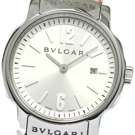 ブルガリ BVLGARI ST29S ソロテンポ デイト クォーツ レディース _761105【ev10】【中古】