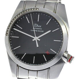 ディオール Dior CD084512 シフルルージュ ベゼルダイヤ 自動巻き メンズ _764570【中古】