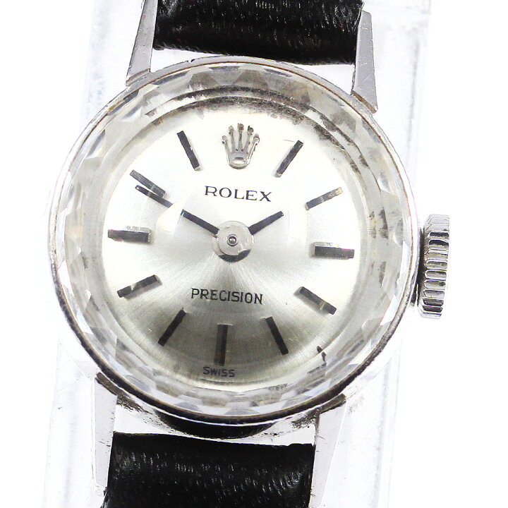 楽天市場】ロレックス ROLEX 2604 プレシジョン K18WG カットガラス  