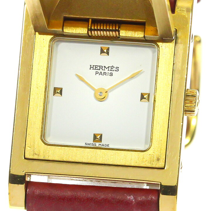 楽天市場】エルメス HERMES ME2.110 メドール クォーツ レディース 箱 