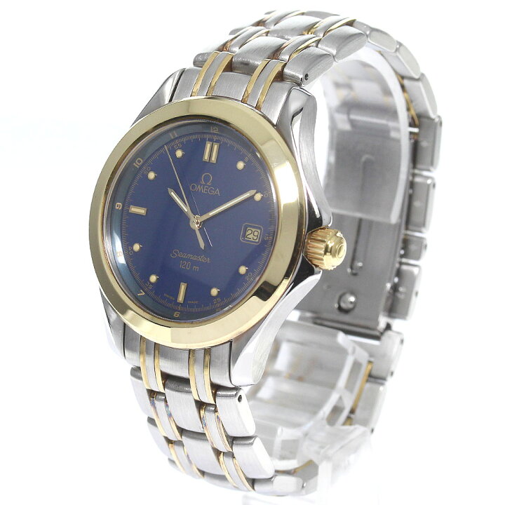 楽天市場】オメガ OMEGA 2311.80 シーマスター120 YGコンビ クォーツ 