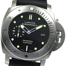 パネライ PANERAI PAM00305 ルミノール サブマーシブル 1950 3デイズ チタニオ 自動巻き メンズ 箱・保証書付き_769888【中古】