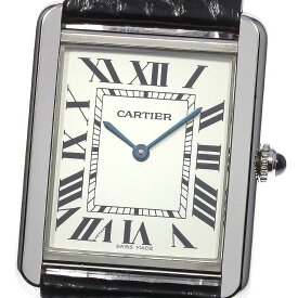 ジャンク カルティエ CARTIER WSTA0028 タンクソロLM クォーツ メンズ _761607【中古】