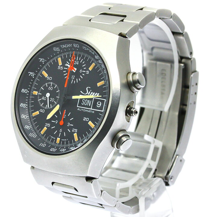 楽天市場】訳あり ジン Sinn 157 クロノグラフ デイデイト 自動巻き 