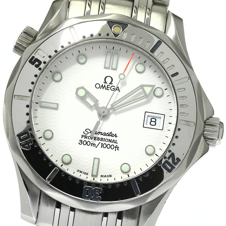 楽天市場】オメガ OMEGA 2562.20 シーマスター300 デイト クォーツ 