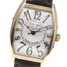 フランクミュラー FRANCK MULLER 2852MC トノーカーべックス マスターカレンダー K18YG トリプルカレンダー 自動巻き メンズ _765073【中古】