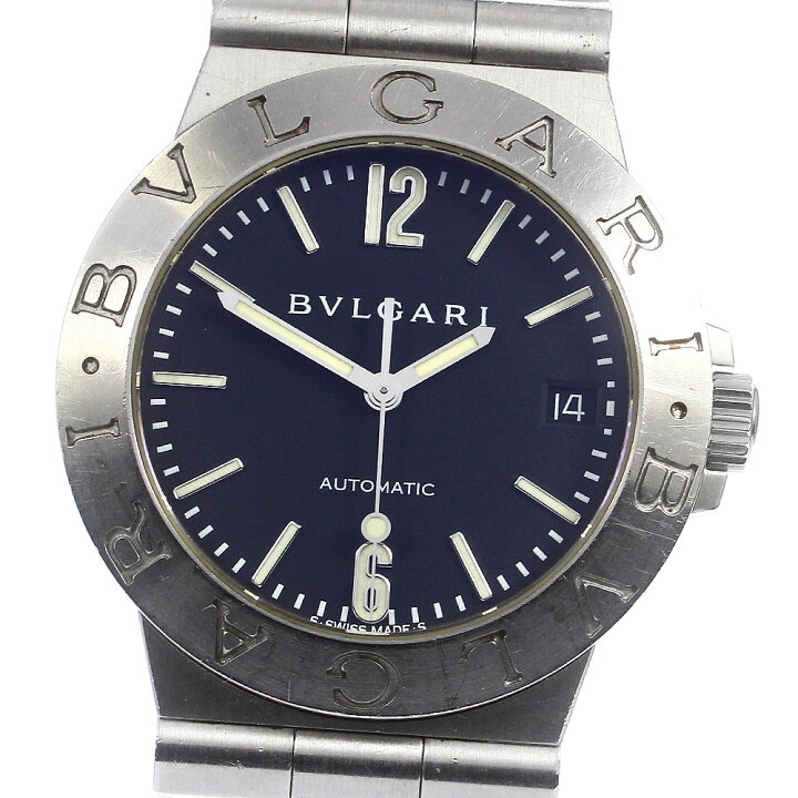 楽天市場】ブルガリ BVLGARI LCV35S ディアゴノ デイト 自動巻き