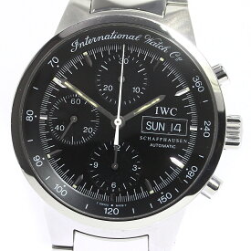 IWC IWC SCHAFFHAUSEN IW370713 GST クロノグラフ デイデイト 自動巻き メンズ 保証書付き_752945【中古】