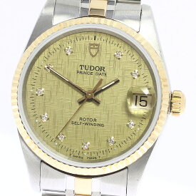 チュードル TUDOR 72033 プリンスデイト cal.2824-2 10Pダイヤ 自動巻き ボーイズ _753517【中古】