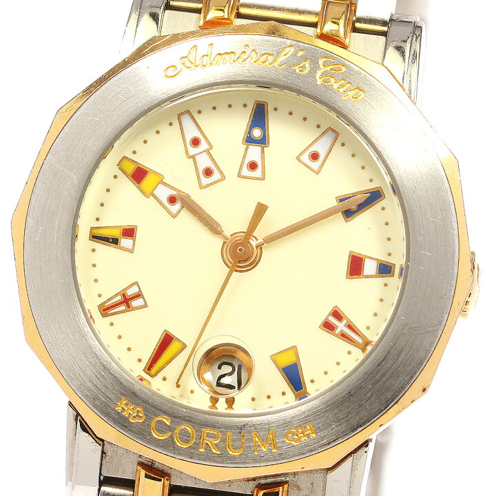 楽天市場】コルム CORUM 39.130.24.V585 アドミラルズカップ デイト  