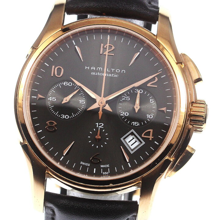 楽天市場】ハミルトン HAMILTON H326462 ジャズマスター クロノグラフ 