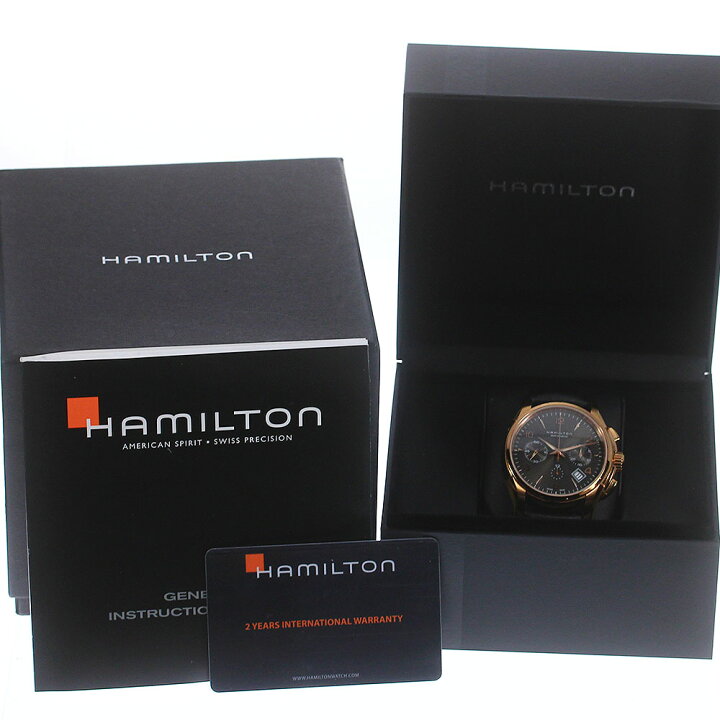 楽天市場】ハミルトン HAMILTON H326462 ジャズマスター クロノグラフ 