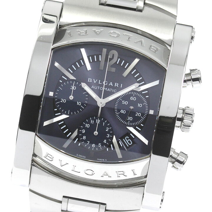 楽天市場】ブルガリ BVLGARI AA48SCH アショーマ クロノグラフ デイト  