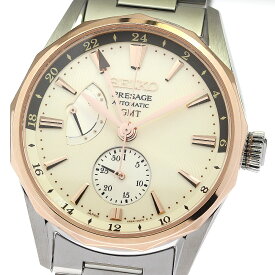 セイコー SEIKO SARF012/6R64-00E0 プレザージュ プレステージライン GMT パワーリザーブ 自動巻き メンズ 極美品 _773578【ev15】【中古】