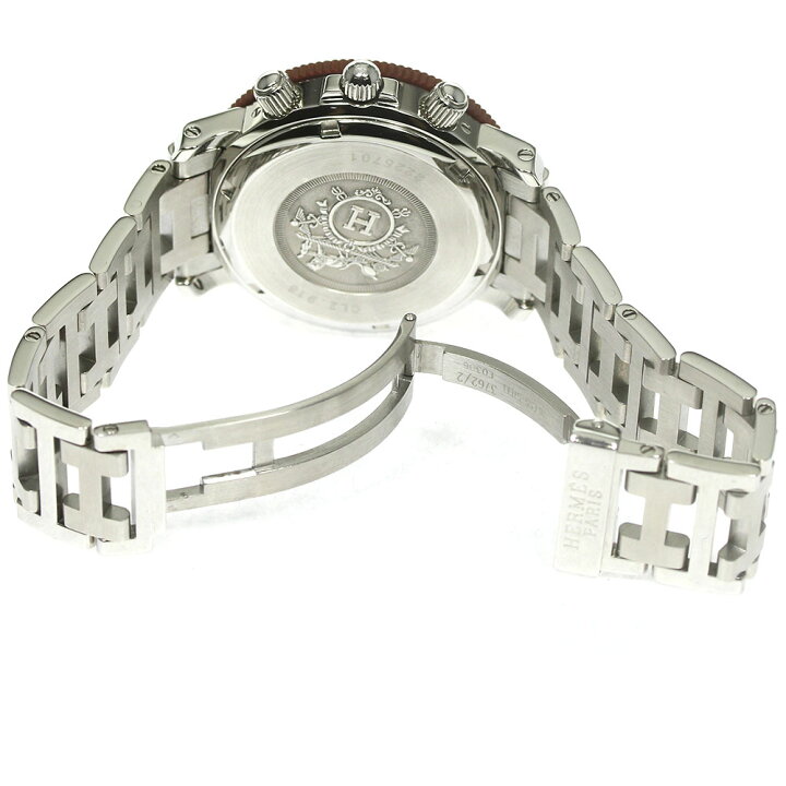 楽天市場】エルメス HERMES CL2.918 クリッパーダイバー クロノグラフ  