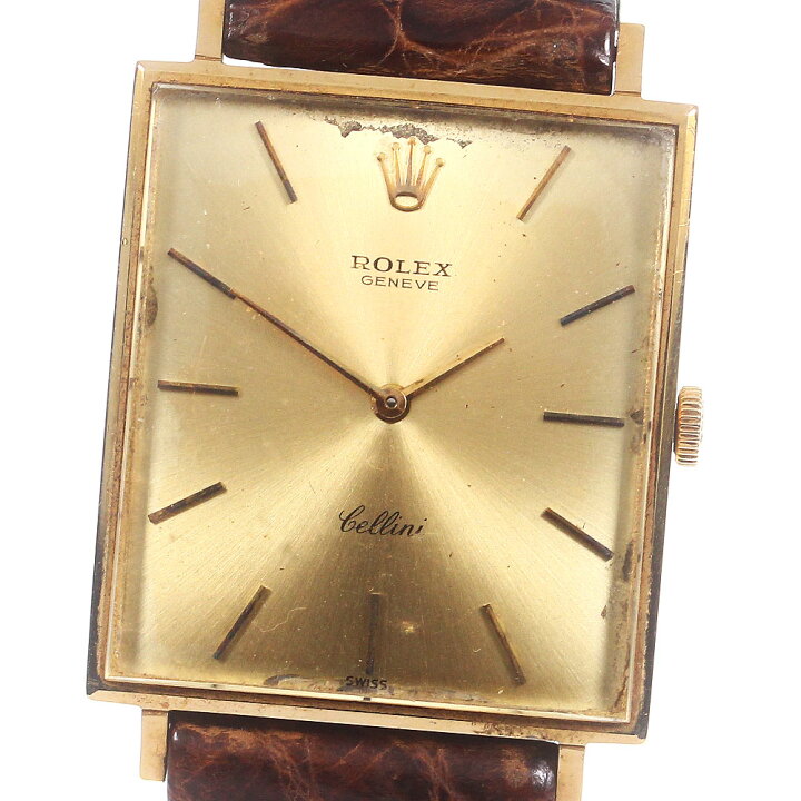 楽天市場】ロレックス ROLEX チェリーニ K18YG cal.1600 ヴィンテージ 