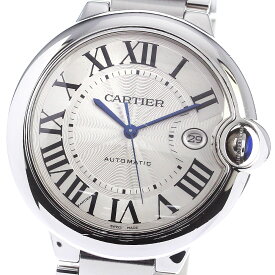 カルティエ CARTIER W69012Z4 バロンブルーLM デイト 自動巻き メンズ 良品 保証書付き_772891【中古】