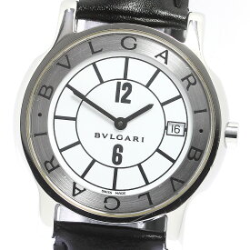 ブルガリ BVLGARI ST35S ソロテンポ デイト クォーツ メンズ 良品 _770572【中古】