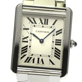 カルティエ CARTIER W5200014 タンクソロ LM クォーツ メンズ _775911【中古】