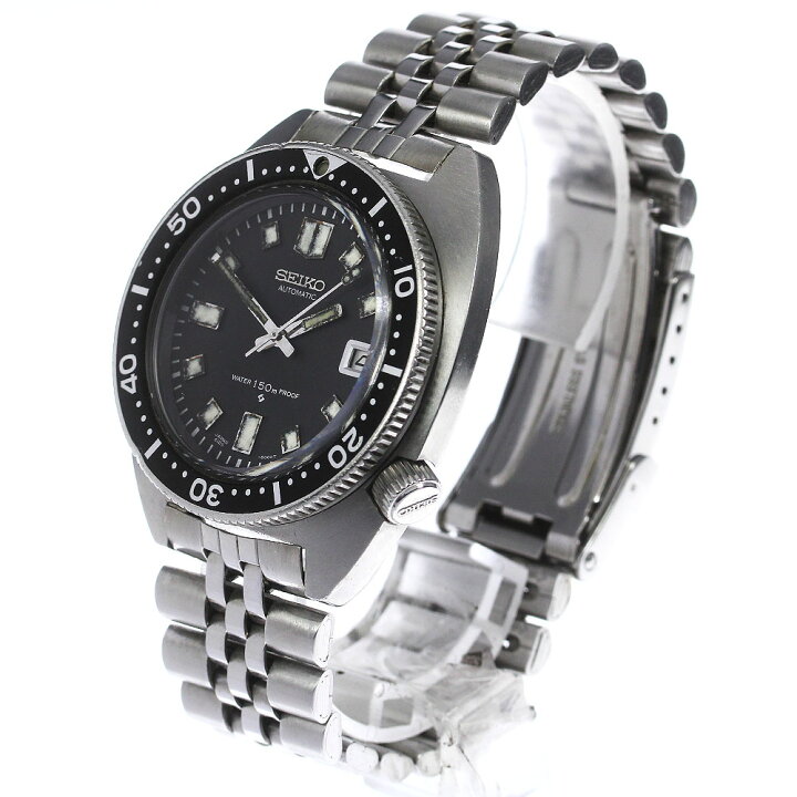 楽天市場】セイコー SEIKO 6105-8000 150M 2nd ダイバー 前期型 デイト 