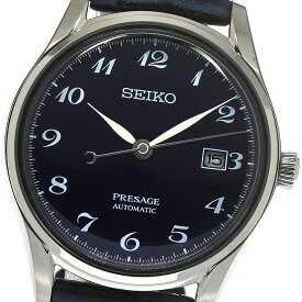 セイコー SEIKO 6L35-00B0/SARA019 プレザージュ 6Lシリーズ 琺瑯ダイアル 自動巻き メンズ 未使用品 箱付き_773613【ev10】【中古】