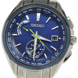 セイコー SEIKO SAGA299/8B63-0AV0 ブライツ ワールドタイム ソーラー電波 メンズ 美品 箱・保証書付き_776982【中古】