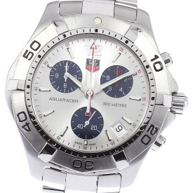 タグホイヤー TAG HEUER CAF1111 アクアレーサー クロノグラフ デイト クォーツ メンズ _773034【中古】