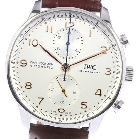 IWC SCHAFFHAUSEN IW371604 ポルトギーゼ クロノグラフ 自動巻き メンズ 良品 _775638【中古】