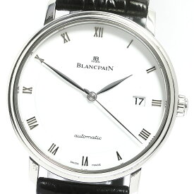 ブランパン Blancpain Ref.6223-1127-55A ヴィルレ ウルトラスリム デイト 自動巻き メンズ 保証書付き_772634【中古】