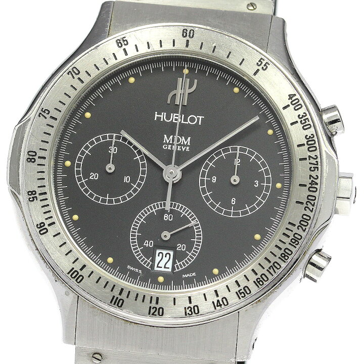 楽天市場】ウブロ HUBLOT 1621.1 MDM クロノグラフ クォーツ メンズ  