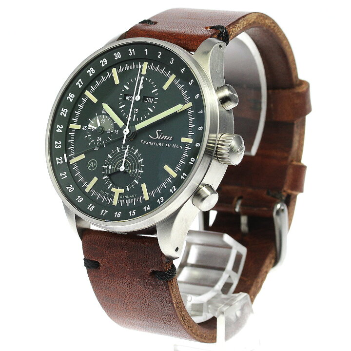 楽天市場】ジン Sinn 3006 ムーンライト表示 クロノグラフ トリプル 