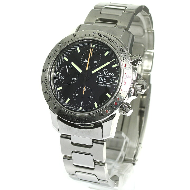 楽天市場】ジン Sinn 303 クロノグラフ デイデイト 自動巻き メンズ  