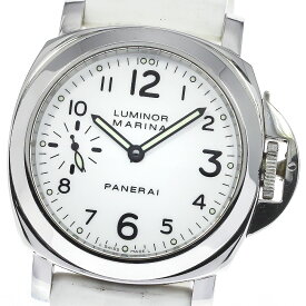 パネライ PANERAI PAM00113 ルミノールマリーナ スモールセコンド 手巻き メンズ 箱付き_776504【中古】