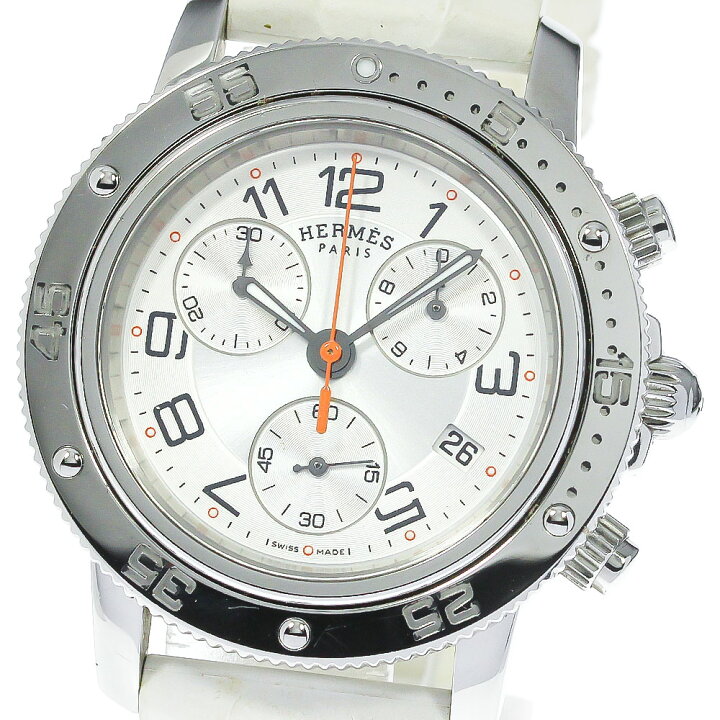楽天市場】エルメス HERMES CP2.410 クリッパーダイバー クロノグラフ  