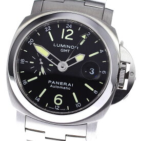 パネライ PANERAI PAM00297 ルミノール GMT デイト スモールセコンド 自動巻き メンズ 良品 箱・保証書付き_777233【中古】