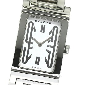 ブルガリ BVLGARI RT39S レッタンゴロ クォーツ レディース 良品 _769559【中古】