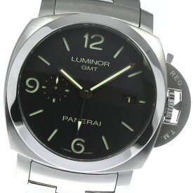 パネライ PANERAI PAM00329 ルミノール 1950 3デイズ GMT 自動巻き メンズ 良品 保証書付き_780073【中古】