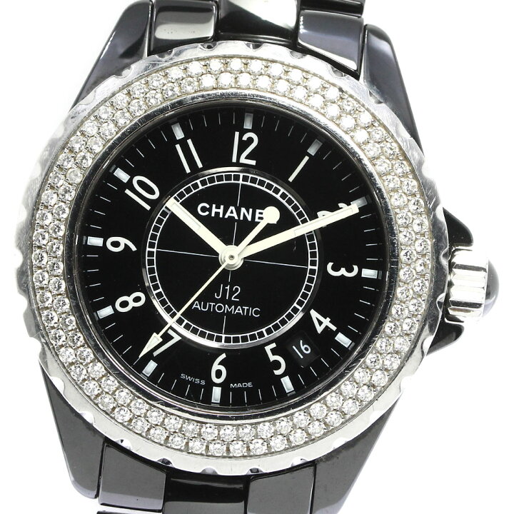 楽天市場】ベルトジャンク シャネル CHANEL H0950 J12 黒セラミック 